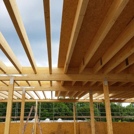 Heinrich Mann School Construction in Dietzenbach; Photo by Fast + Epp