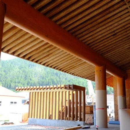 Wood Construction of New Haisla Health Centre in Kitamaat - Fast + Epp