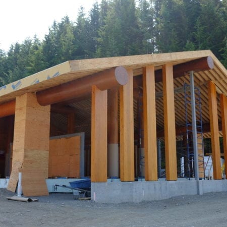 Wood Construction of New Haisla Health Centre in Kitamaat - Fast + Epp