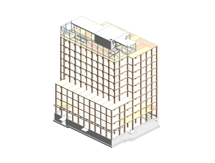 Structural render of 1113-1125 Dundas Street West