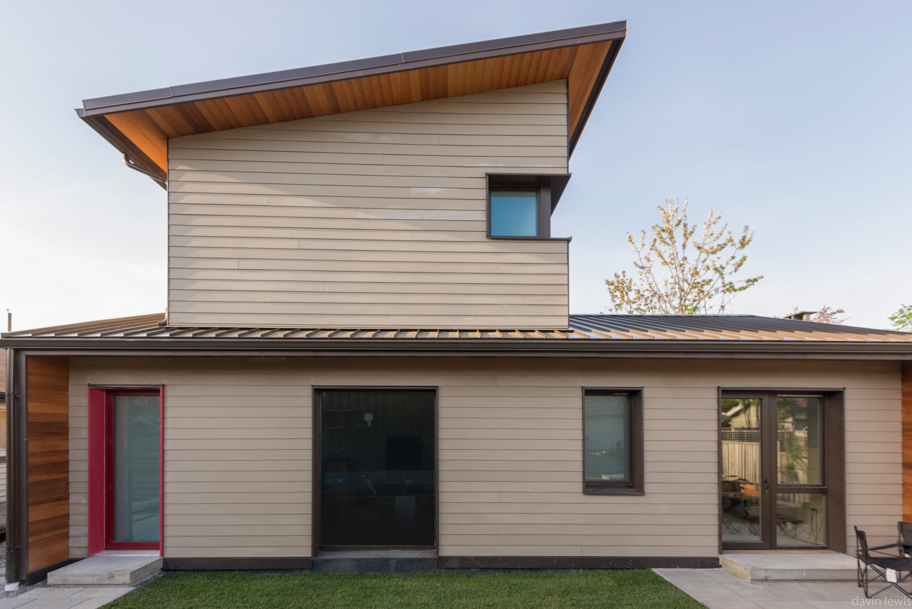 Exterior image of East 10th Passive House