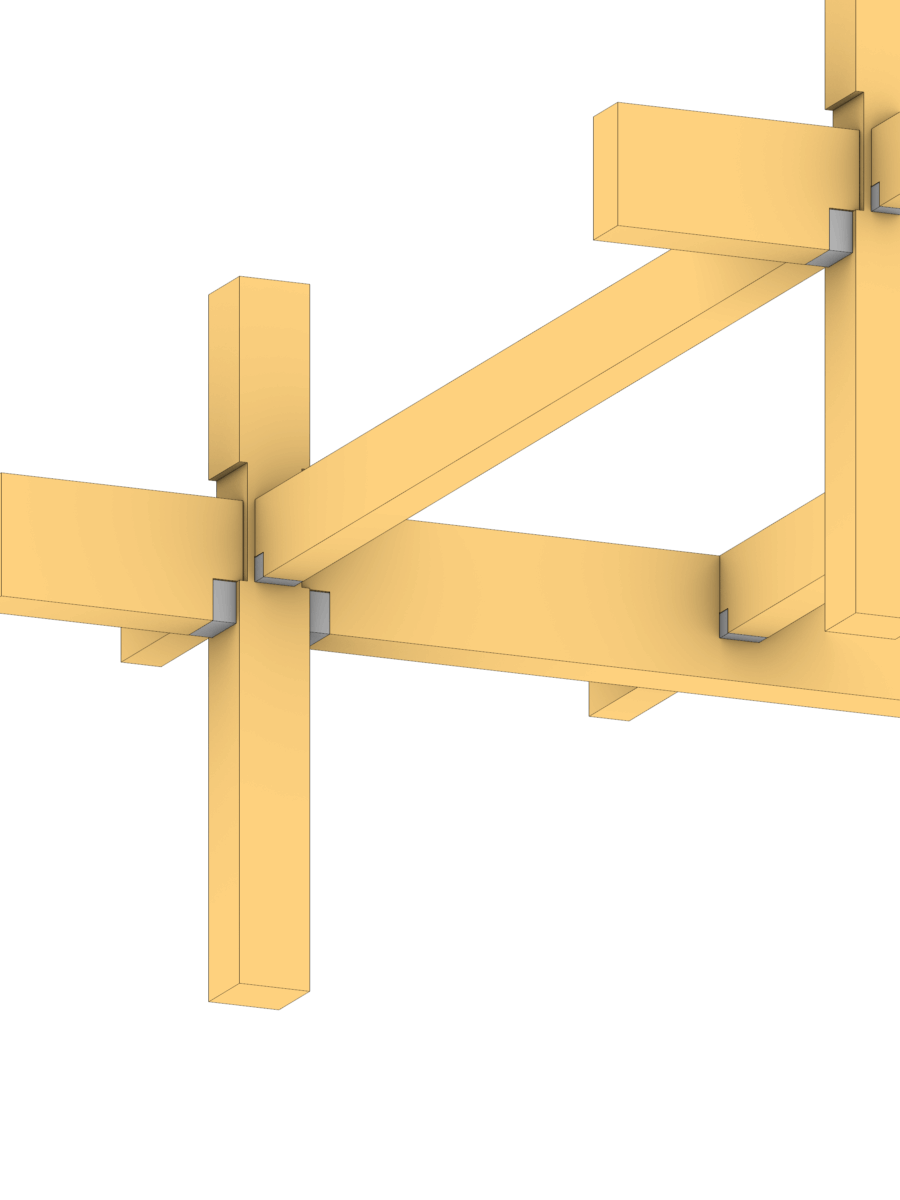 Timber Concrete Node Render