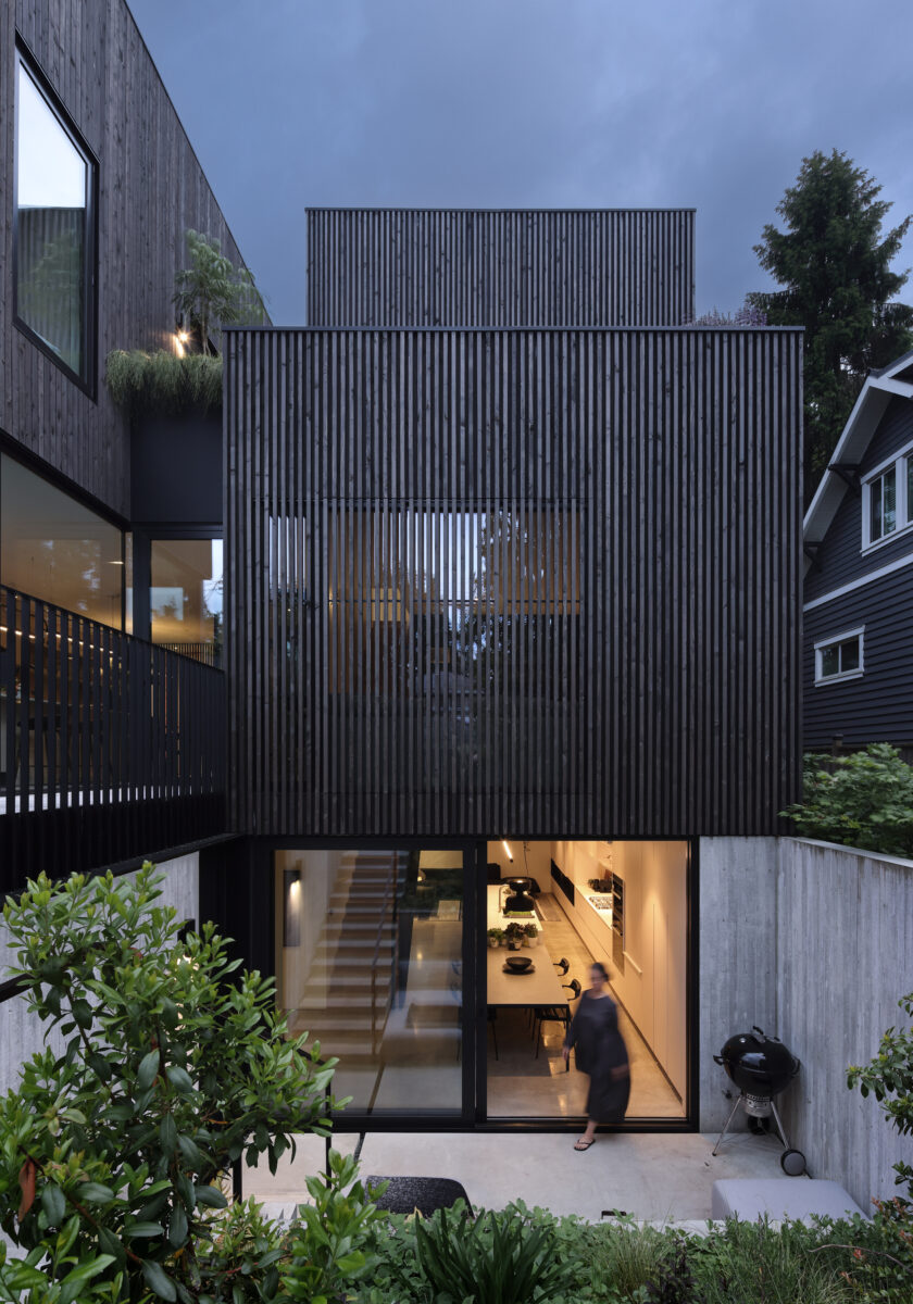 Exterior shot of the back facade of Full House