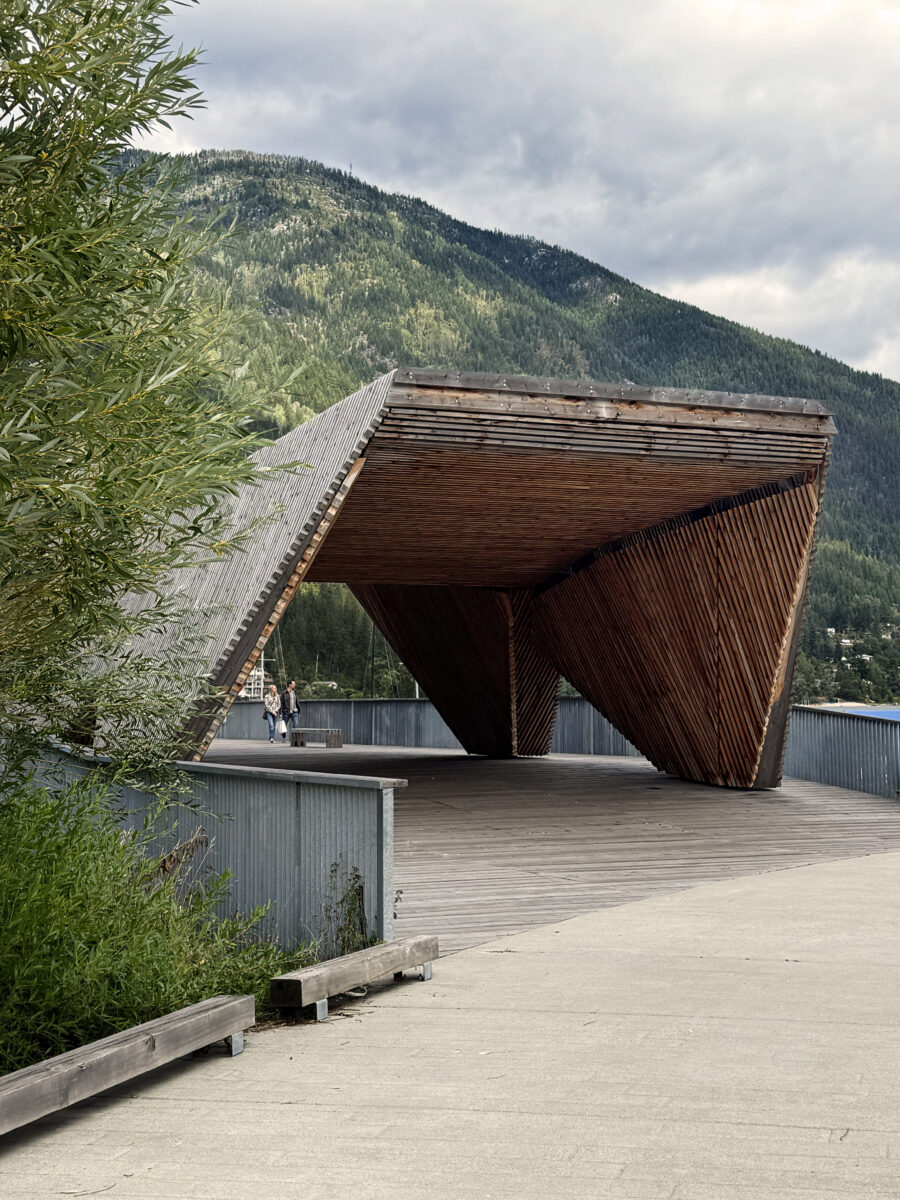 Completed Hall Street Pier Canopy