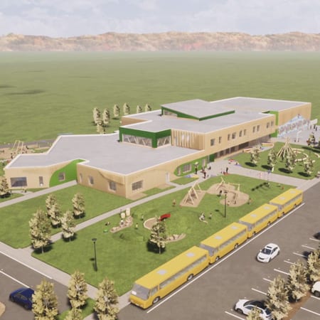 New Kehewin Cree Nation School K-12 Rendering - Fast + Epp