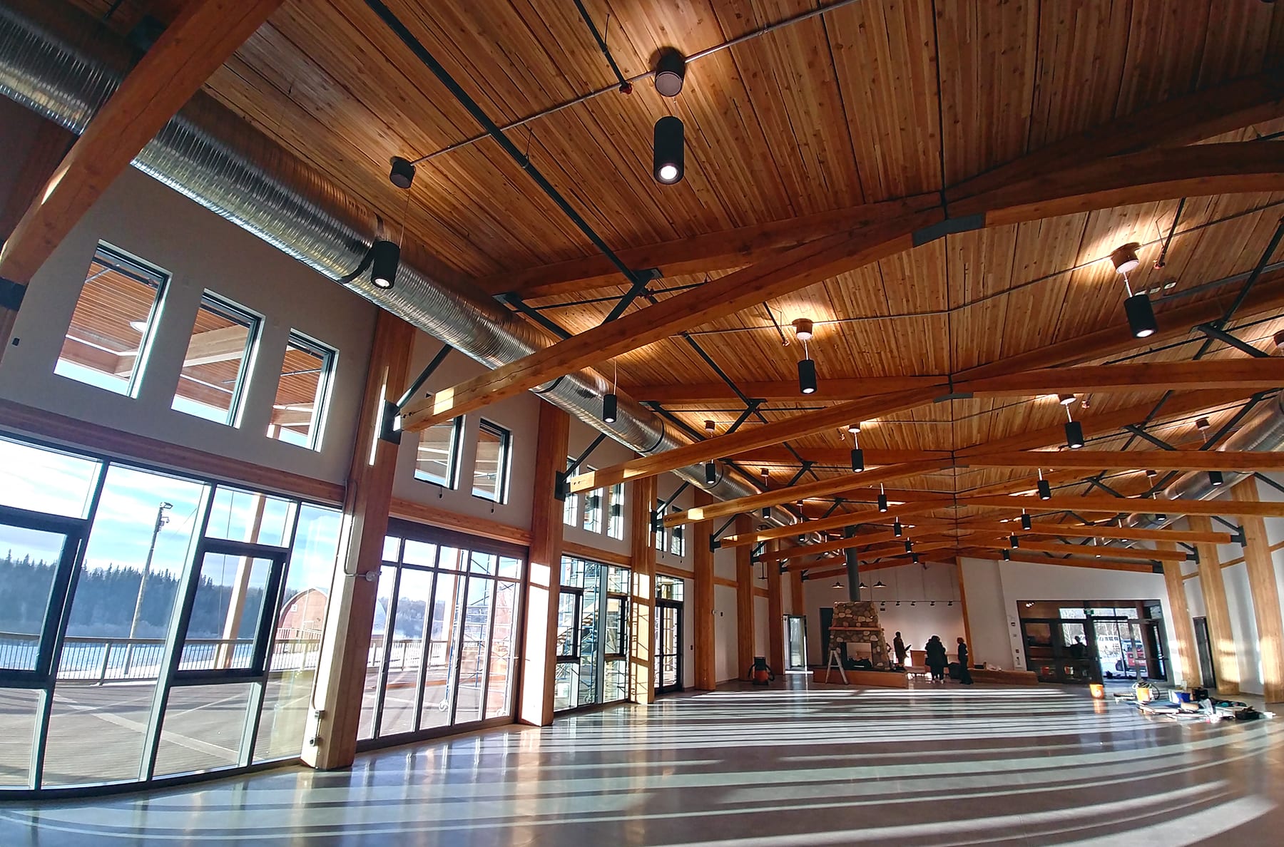 Metis Crossing Gathering Centre Construction Interior - Fast + Epp