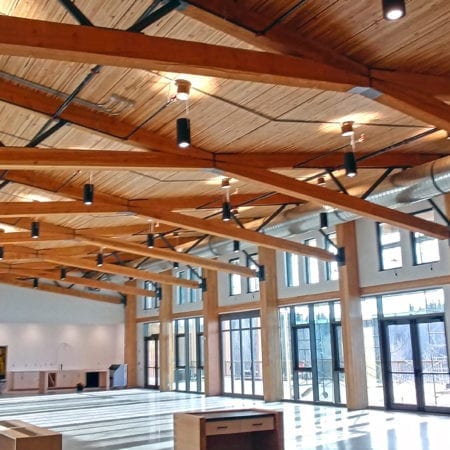 Metis Crossing Gathering Centre Construction Interior - Fast + Epp