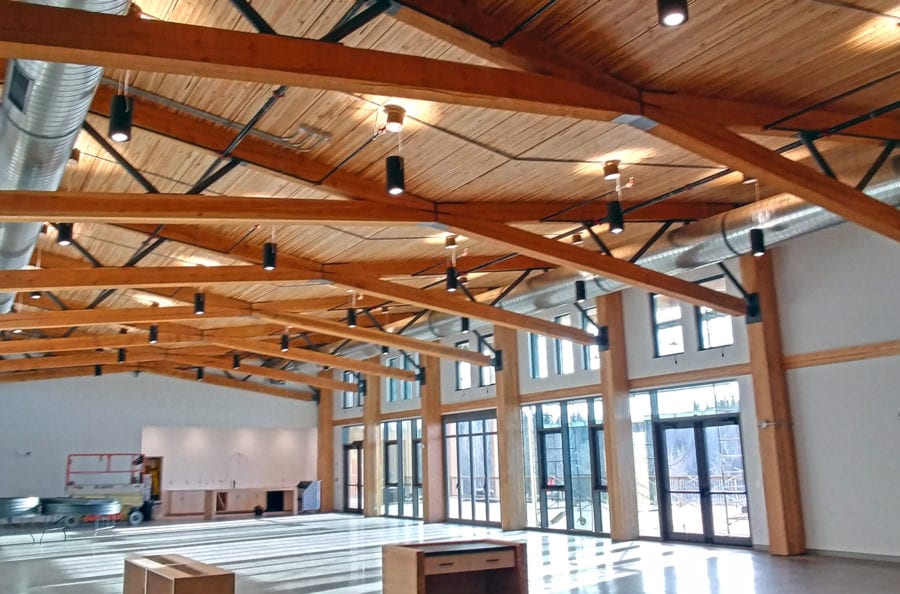 Metis Crossing Gathering Centre Construction Interior - Fast + Epp