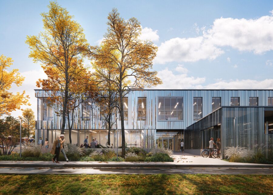 BCIT Campus Services Building Exterior Render