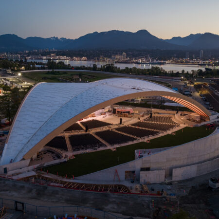 PNE Amphitheatre aerial image