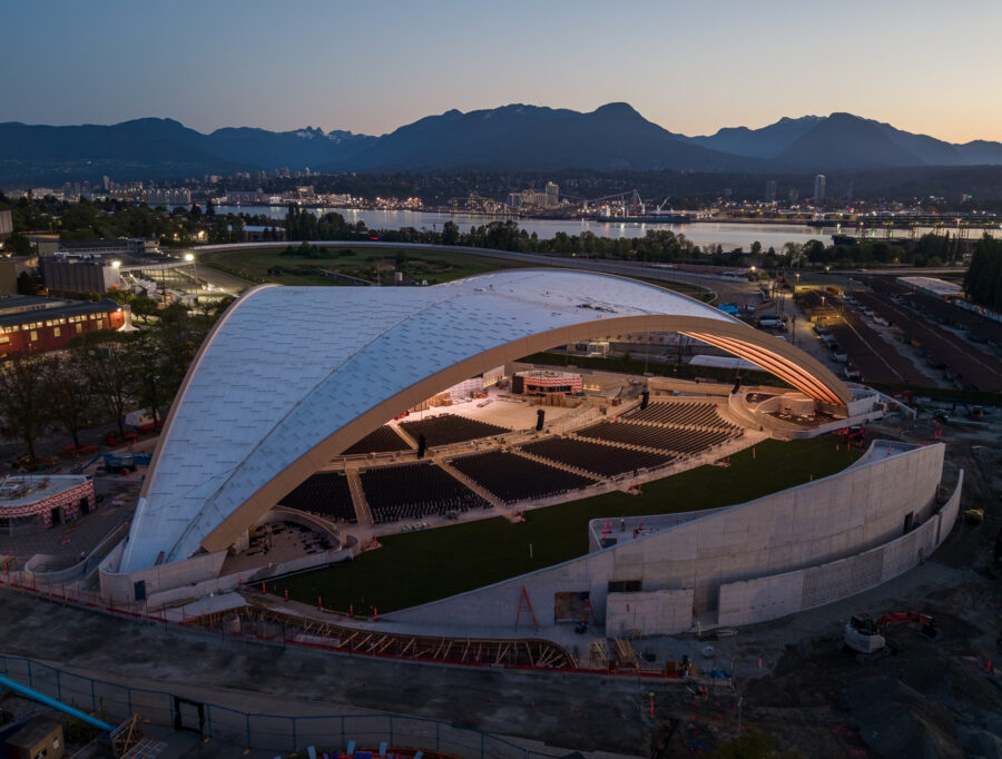 PNE Amphitheatre aerial image