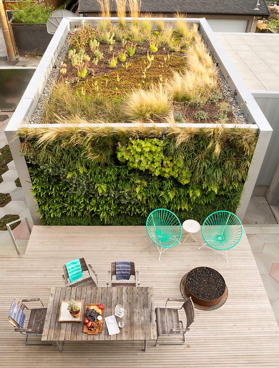 Rough House Featured Green Roof and Living Wall - Fast + Epp; Photo by Measured Architecture