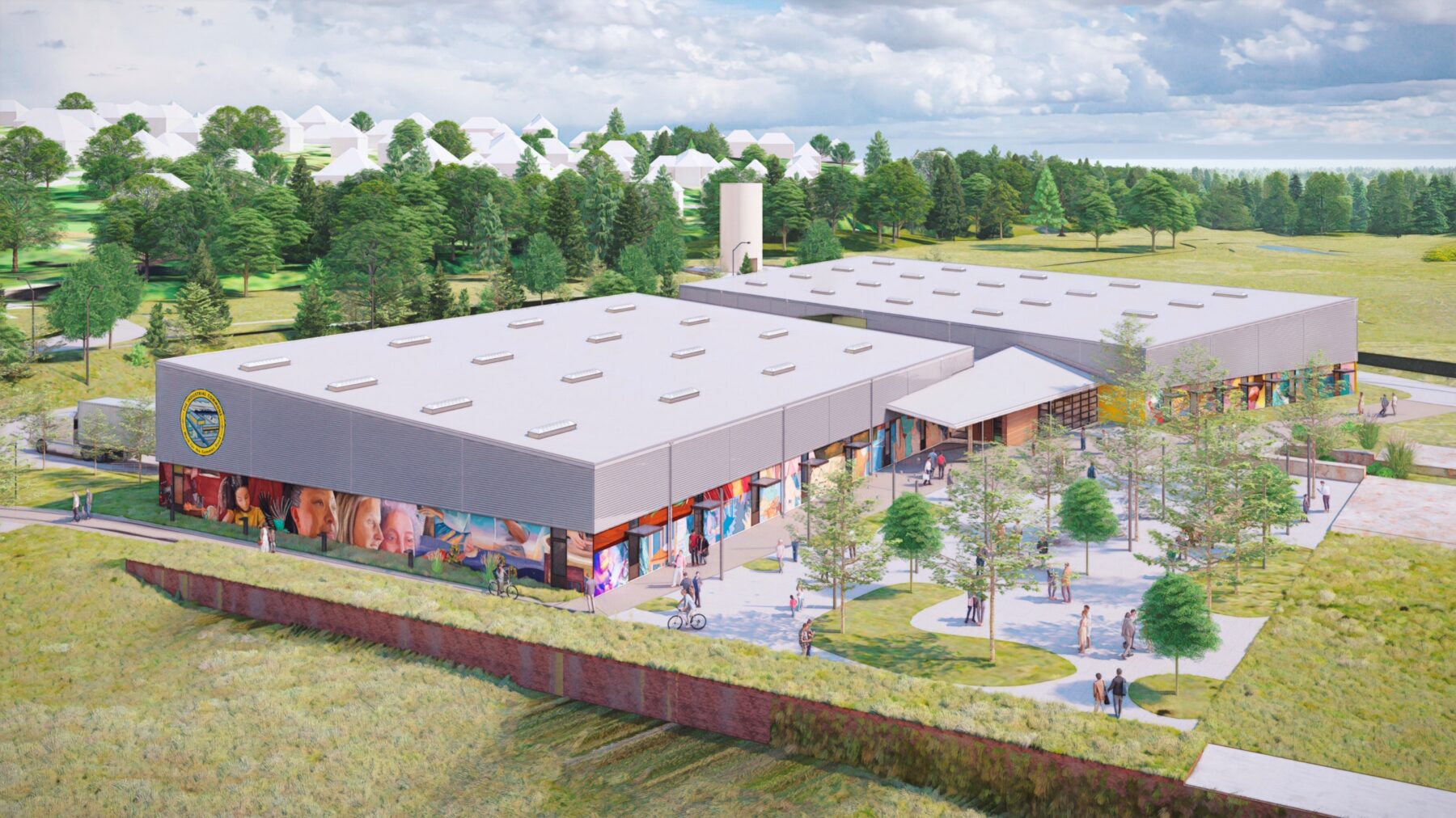 The Industrial Commons Innovation Campus, Accelerator Building Render