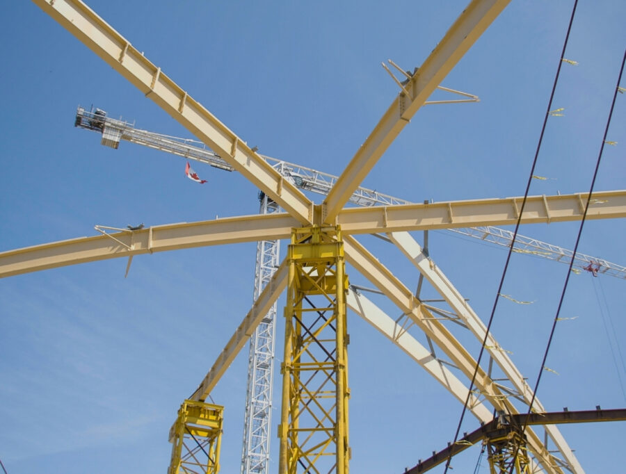 PNE Freedom Mobile Arch Construction, image of king arches